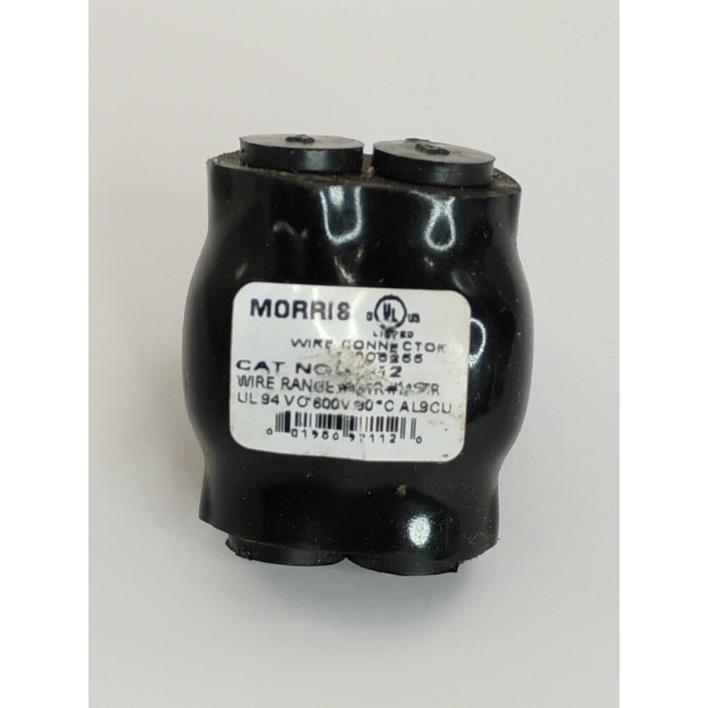 MORRIS Black 3 Port Insulated Wire Connector CAT#97553